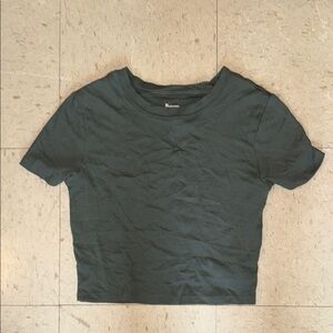 Basic Green Women's Top